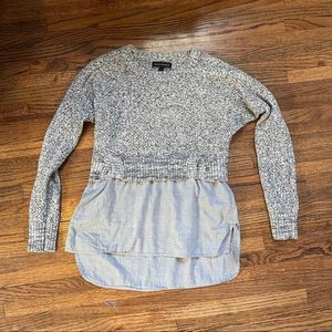 Banana republic peplum sweater